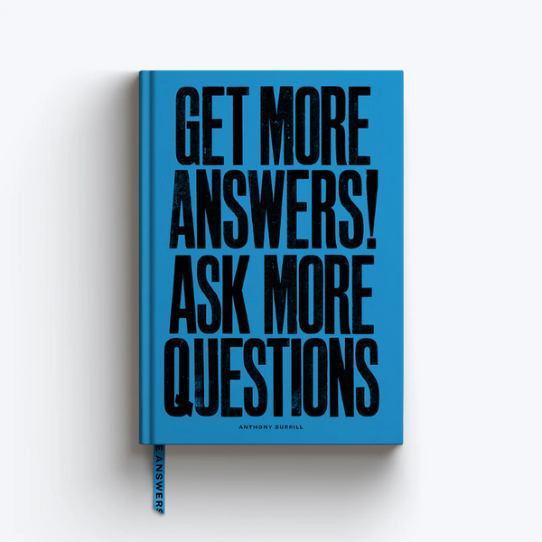 Get More Answers A5 Lined Hardcover Notebook