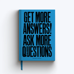 Get More Answers A5 Lined Hardcover Notebook