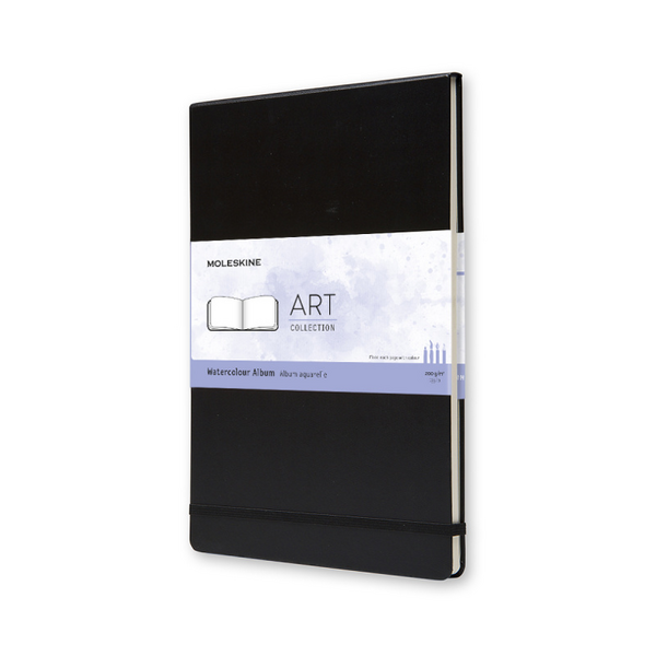 Moleskine Large Art Plus Watercolour Black Notebook