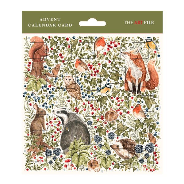 Countryside Christmas Advent Card