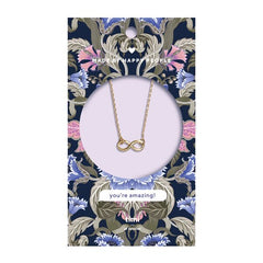 You're Amazing Infinity Necklace Gold