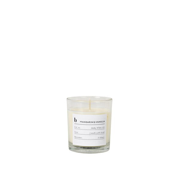 Mandarin and Vanilla Sox Wax Candle in Glass