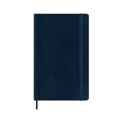 Moleskine 2024/25 Academic Weekly Large Diary Sapphire Blue Soft Cover