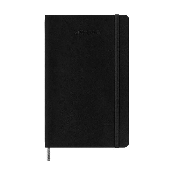 Moleskine 2024/25 Academic Daily Large Diary Black Soft Cover