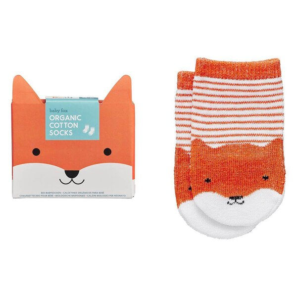 Little Friends Organic Toddler Socks - Baby Fox Organic Cotton