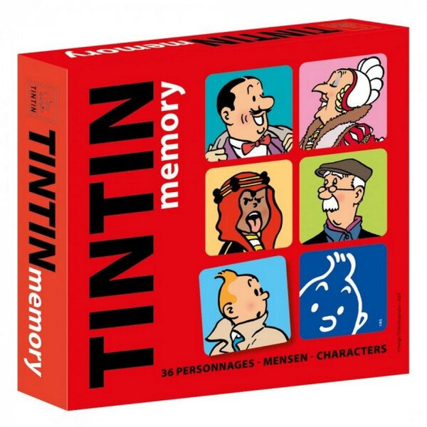 Tintin Characters Memory Card Game