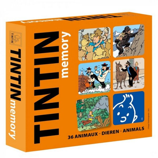 Tintin Animals Memory Card Game