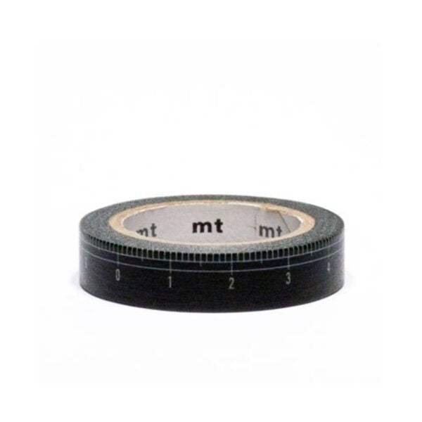 Black Ruler Washi Tape