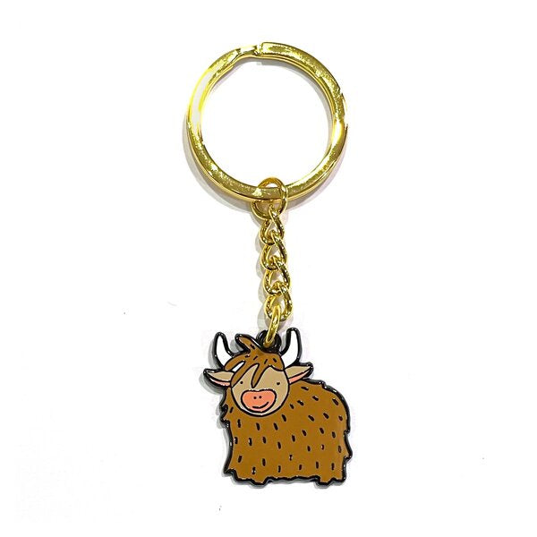 Highland Cow Keyring