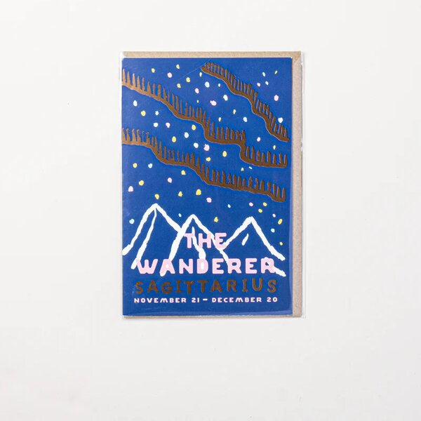 The Wanderer Sagittarius Card