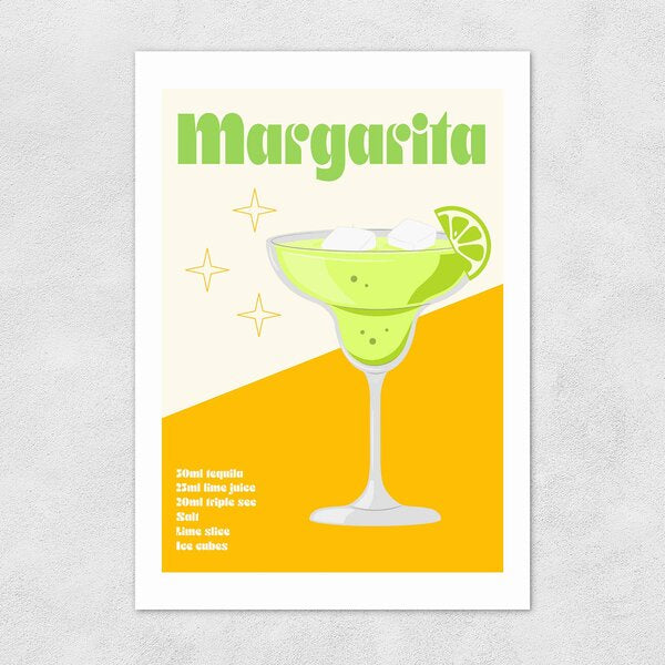 Margarita Cocktail Card