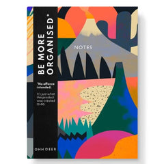 Volcanic Abstract Lined Linen Notebook