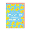 Happy Birthday Daughter Flowers Card