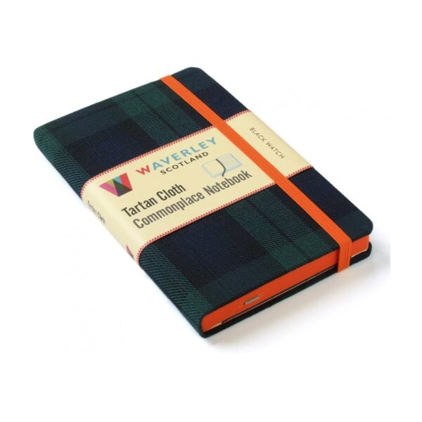 Tartan Cloth Notebook - Black Watch (Large)