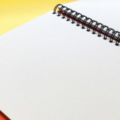 Mimosa Spiral Dotted Notebook