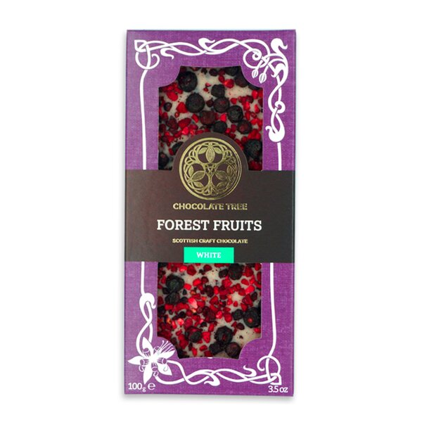 Organic White Chocolate Forest Fruits