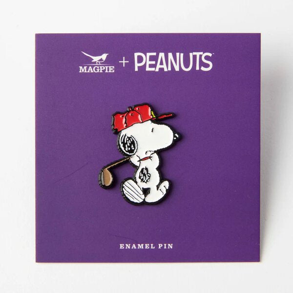 Peanuts Snoopy Golf Enamel Pin - Paper Tiger