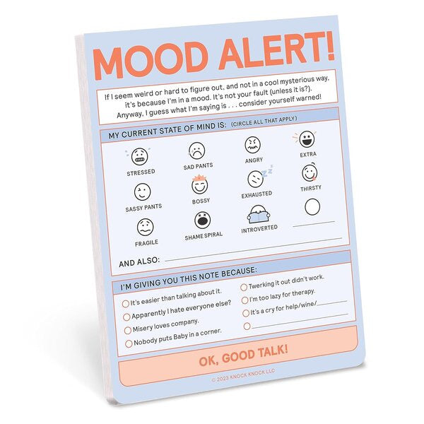 Mood Alert Pastel Nifty Notes