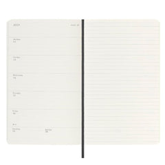 Moleskine 2025 12M Weekly Diary Large Black Softcover