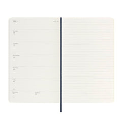 Moleskine 2025 12M Weekly Diary Large Saphire Blue Hardcover