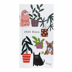 Caroline Gardner Dogs 2025 Slim Diary