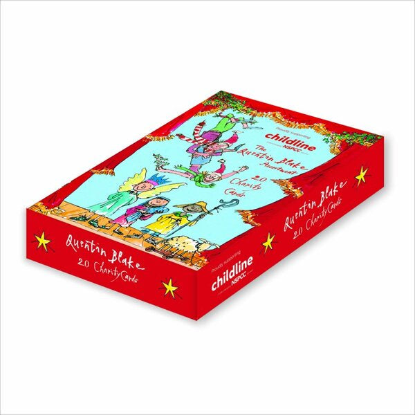 Quentin Blake 2024 Charity Box of Christmas Cards - Paper Tiger