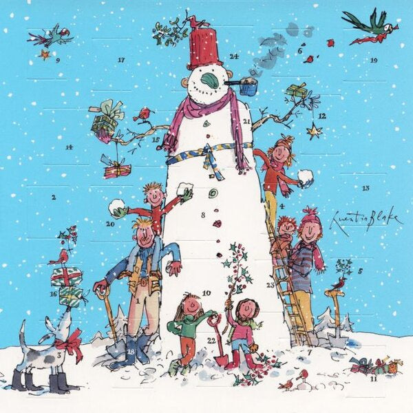 Quentin Blake Building a Snowman Advent Calendar