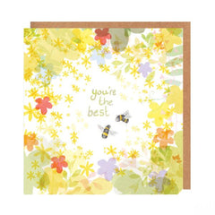 You're The Best Bees Congratulations Card