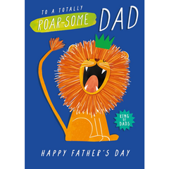 Roarsome Dad Card