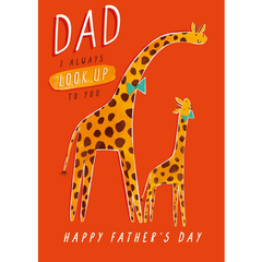 Dad Giraffe Card