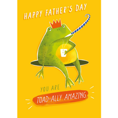 Toad Father's Day Card