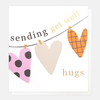 Sending Get Well Soon Hugs Washing Line Card