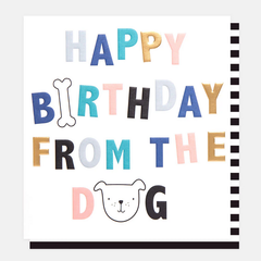 Happy Birthday From The Dog Bones Card