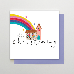 On  Your Christening Church Card