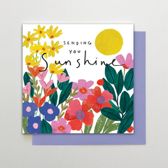 Sending You Sunshine Flowers Card