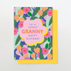 Lovely Granny Flower Birthday Card