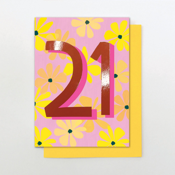 21 Floral Birthday Card