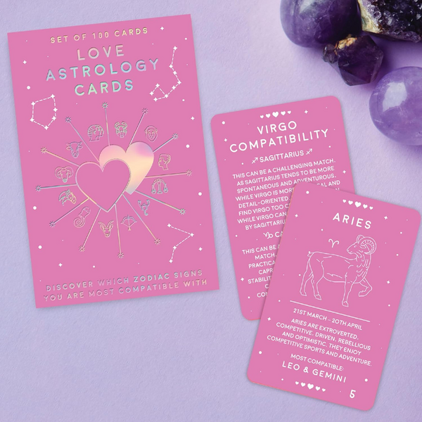 Love Astrology Cards Set