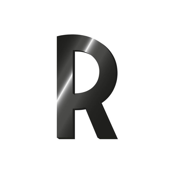 My Initial R Adhesive Letter