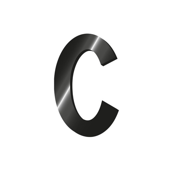 My Initial C Adhesive Letter