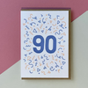 90 Birthday Card