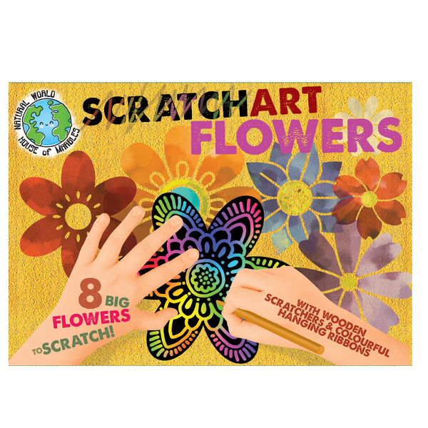 Flowers  Scratch Art Set