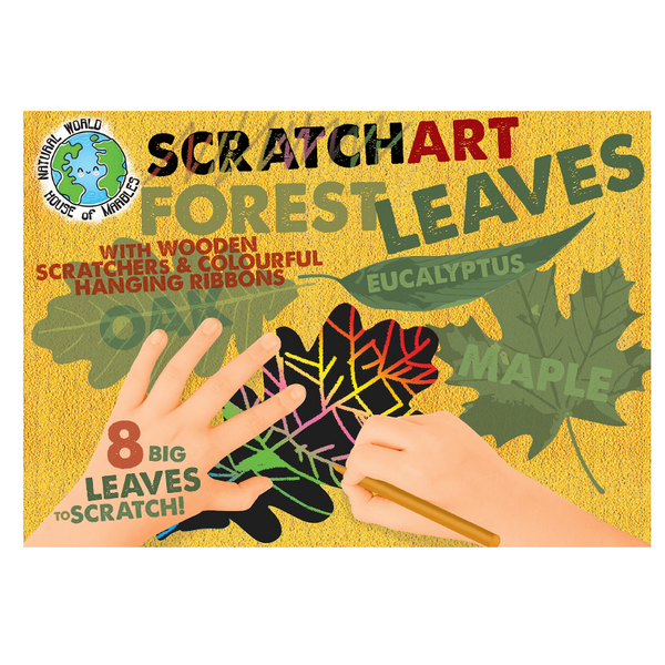 Leaves Scratch Art Set