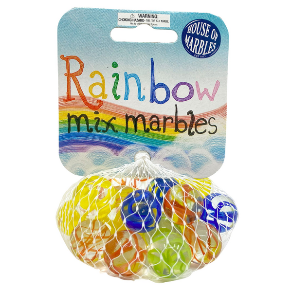 Mixed Bag Of Rainbow Marbles