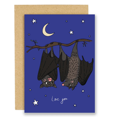 Love You Bats Card