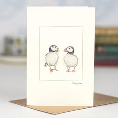 2 Puffin Friends Card