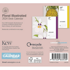 Royal Botanic Gardens Kew Desk Calendar 2024