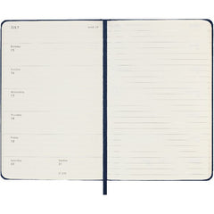 Moleskine 2024 Weekly Planner Pocket Hardcover Blue