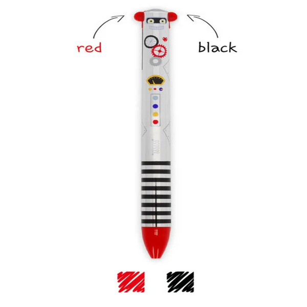 Robot Click and Clack 2 Colour Ballpoint Pen