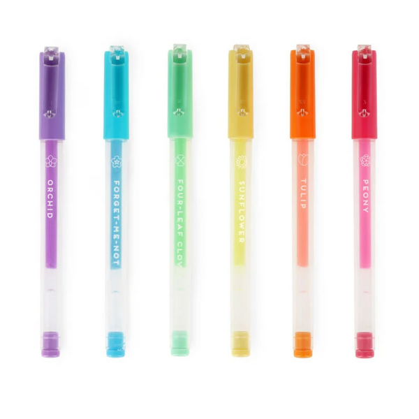 Spring is in the Air Set of 6 Pastel Mini Gel Pens